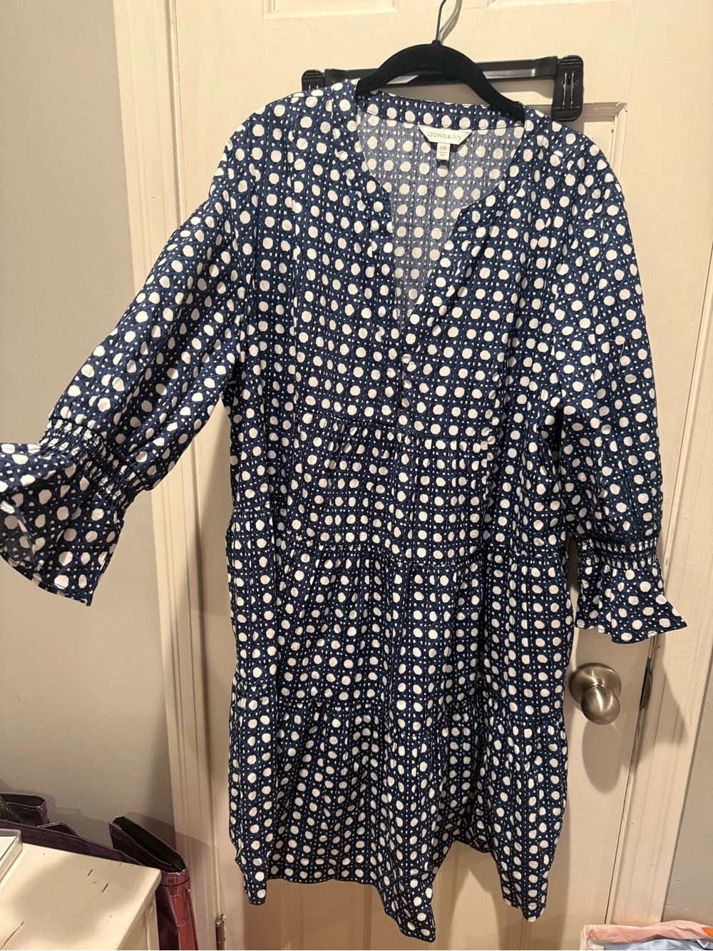 Crown & Ivy navy dress